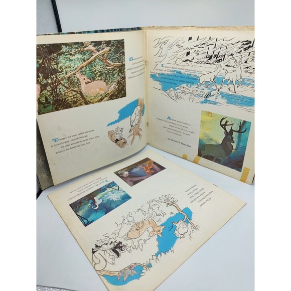 Vintage Walt Disney's The Story of Bambi Magic Mirror LP Record Album 1960 1960s - Picture 11 of 16